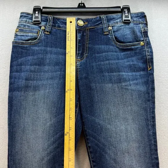 Kut from the Kloth Jeans Women's 6S Blue Toothpick Skinny Classic Minimalist - Picture 14 of 16